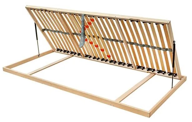 - Pružný lamelový rošt s bočním výklopem na písty ODENSE 200x90 cm pravý AH0008 - Pružný lamelový rošt s bočním výklopem na písty ODENSE 200x90 cm pravý AH0008