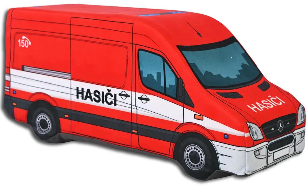 Plyšová dodávka hasiči
