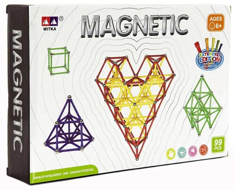Magnetická stavebnice 99 ks