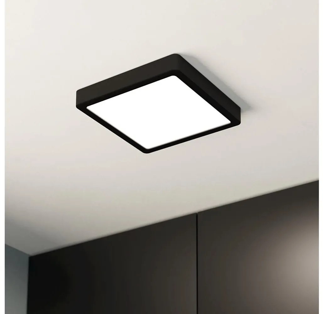 Eglo Eglo 900644 - LED Koupelnové stropní svítidlo FUEVA LED/17W/230V IP44 černá EG900644