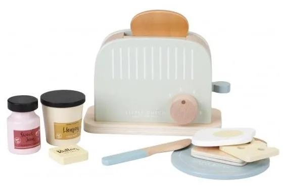 Little Dutch Little Dutch - Dřevěný toustovač s příslušenstvím FBB0080