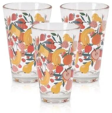 EH Sada sklenic Fruit 300 ml, 3 ks