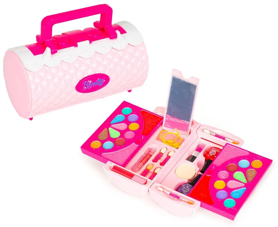 Kufřík s dětským make-upem Kornela růžový