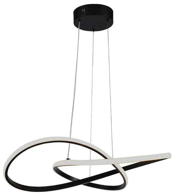 V-Tac LED Lustr na lanku LED/20W/230V 3000K černá VT1346