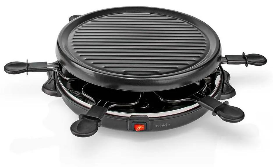 Nedis Nedis FCRA210FBK6 - Raclette gril s příslušenstvím 800W/230V NE0482