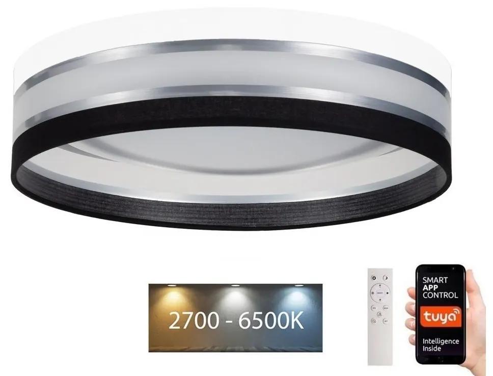 Belis LED Stmívatelné stropní svítidlo SMART CORAL 24W/230V Wi-Fi Tuya černá/bílá +DO BE0873 Belis LED Stmívatelné stropní svítidlo SMART CORAL 24W/230V Wi-Fi Tuya černá/bílá +DO BE0873