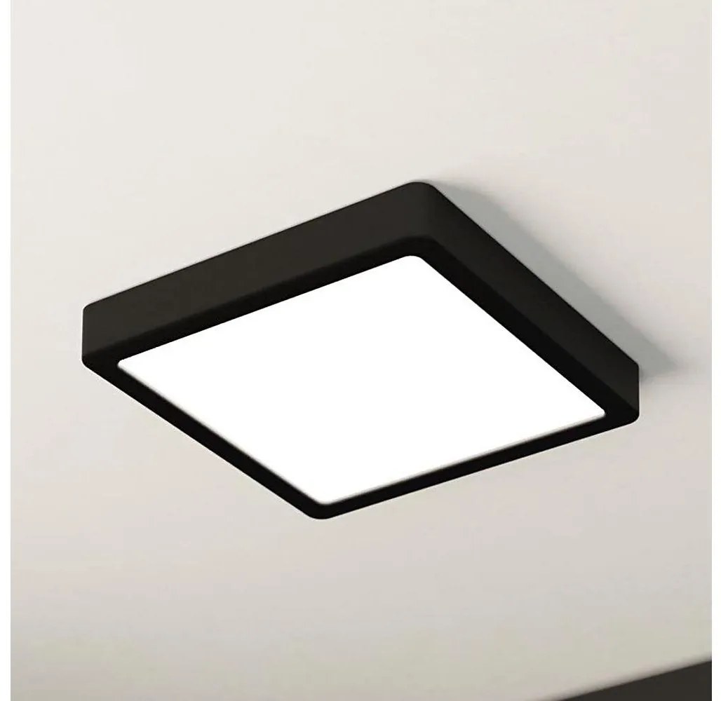 Eglo Eglo 900587 - LED Stmívatelné stropní svítidlo FUEVA LED/17W/230V černá EG900587