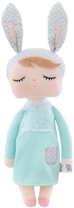 Spící panenka Angela mátová se jménem Elinka 42 cm