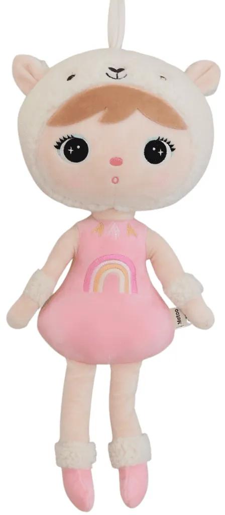 Usínáček - Panenka růžová alpaka 48cm