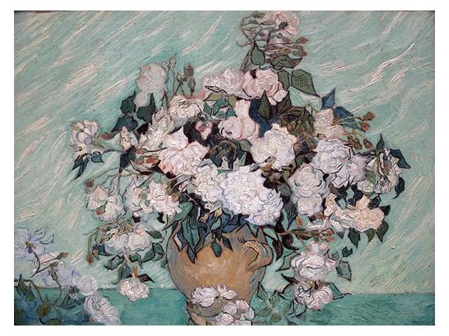 Reprodukce obrazu Vincent van Gogh - Rosas Washington, 40 x 30 cm