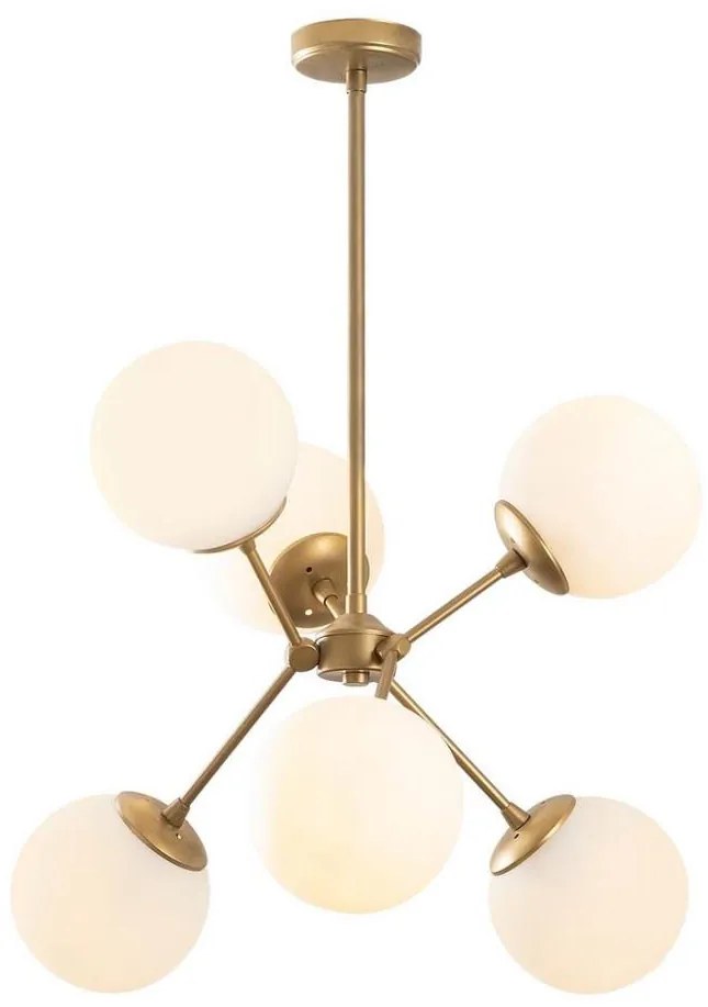 Asir Lustr na tyči GONDOL 6xE27/40W/230V AS0052