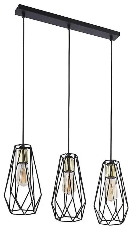 TK Lighting Lustr na lanku LUGO 3xE27/15W/230V TK2549