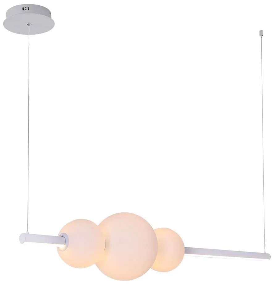 Azzardo Azzardo AZ4426 - LED Stmívatelný lustr na lanku SANDRA LED/48W/230V bílá AZ4426