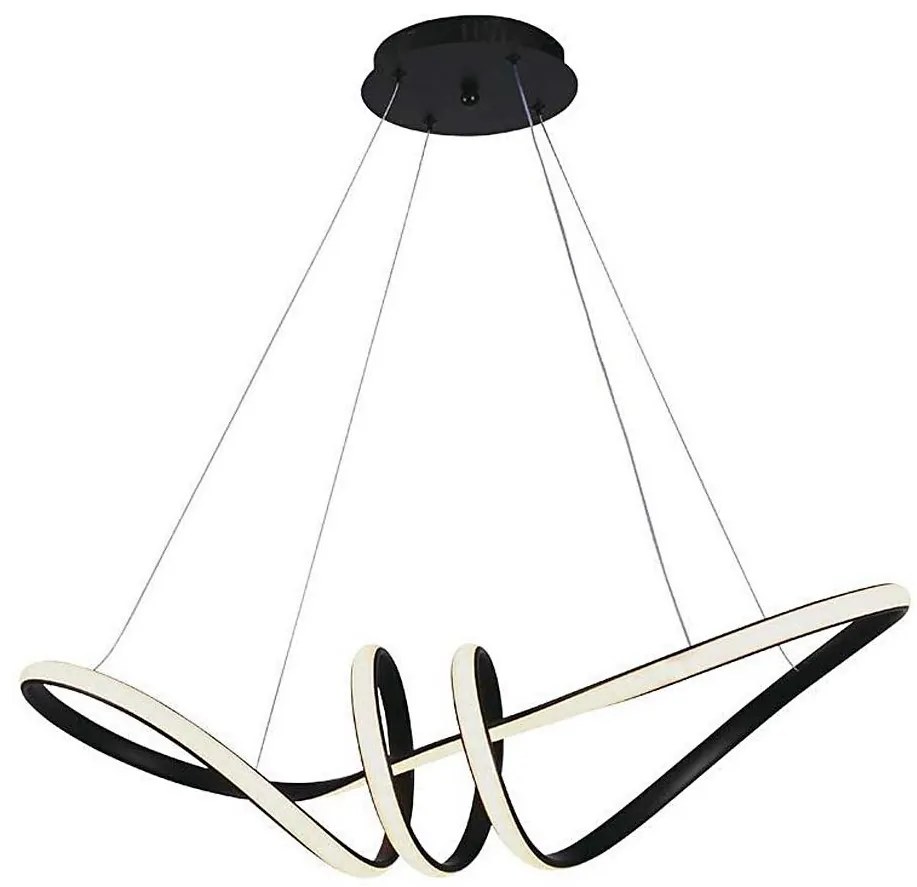 V-Tac LED Lustr na lanku LED/24W/230V 3000K černá VT1344