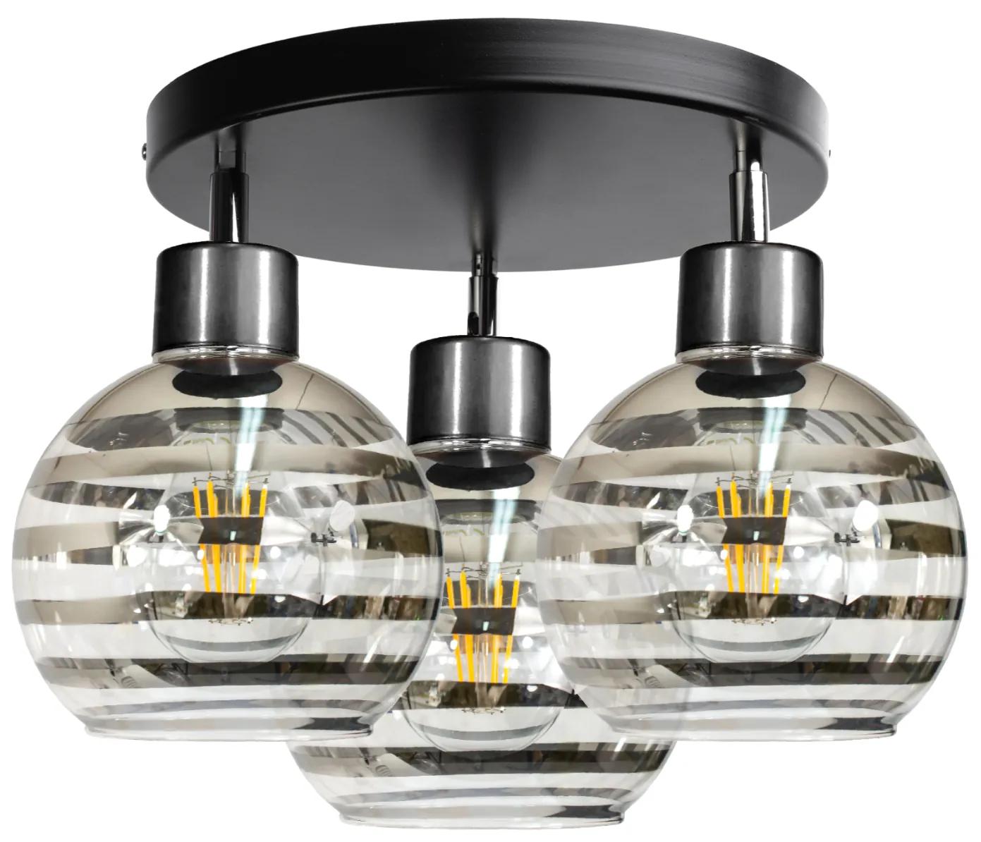 BERGE LED kulaté stropní svítidlo 3xE27 GLASS BALL BERGE LED kulaté stropní svítidlo 3xE27 GLASS BALL