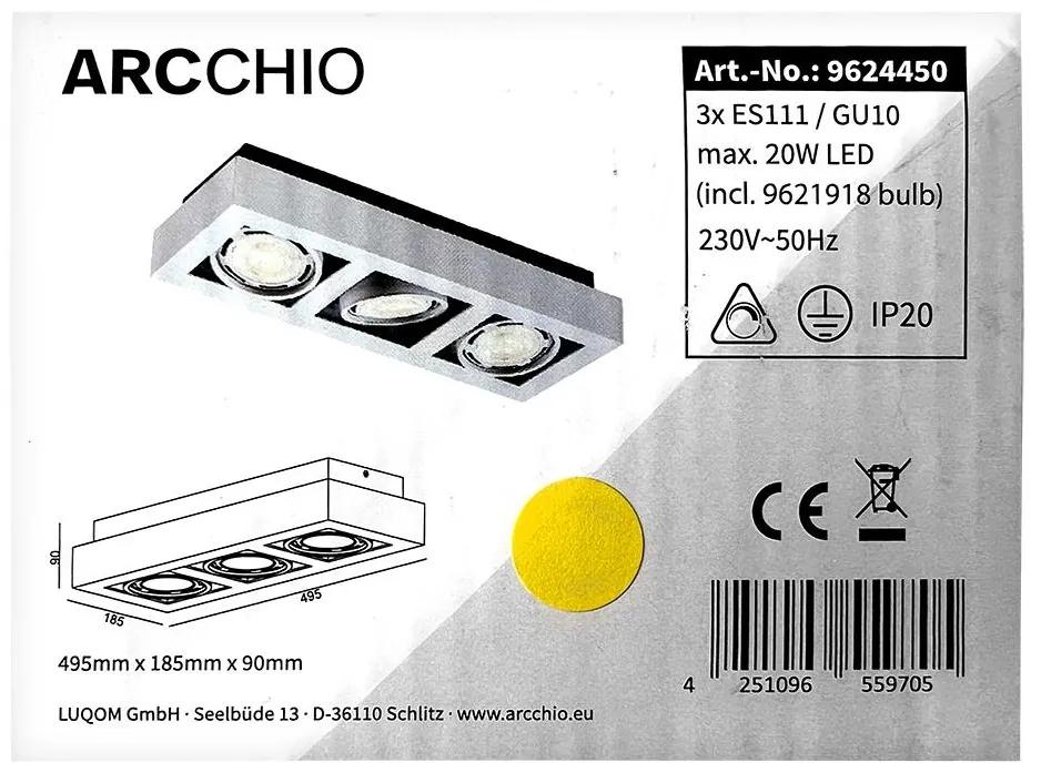 Arcchio Arcchio - LED Stropní svítidlo RONKA 3xGU10/11,5W/230V LW1237 Arcchio Arcchio - LED Stropní svítidlo RONKA 3xGU10/11,5W/230V LW1237