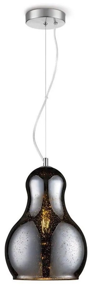 Home Sweet Home Lustr na lanku BELLO 1xE27/60W/230V pr. 30 cm chrom P5594