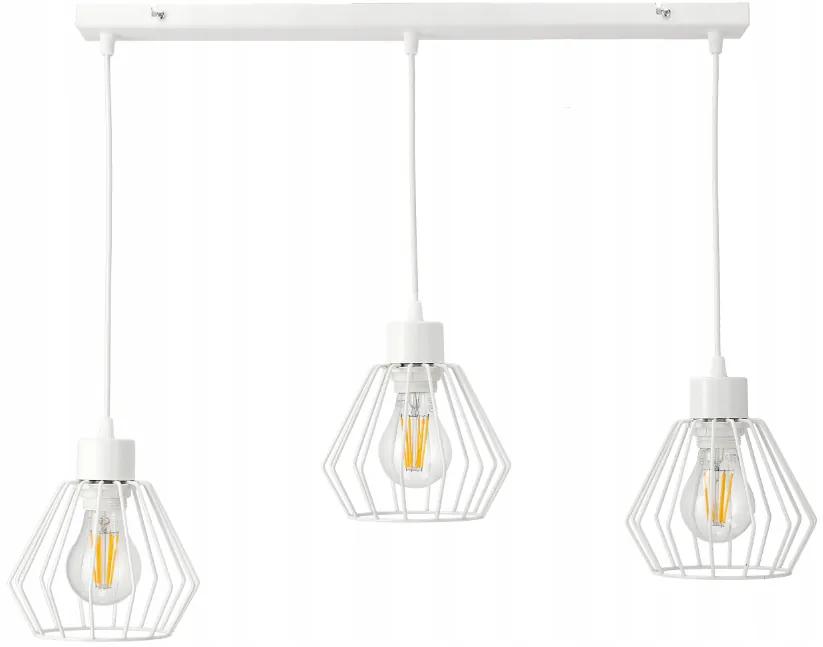 BERGE LED závěsné svítidlo Beam - 3xE27 - DIAMOND WHITE