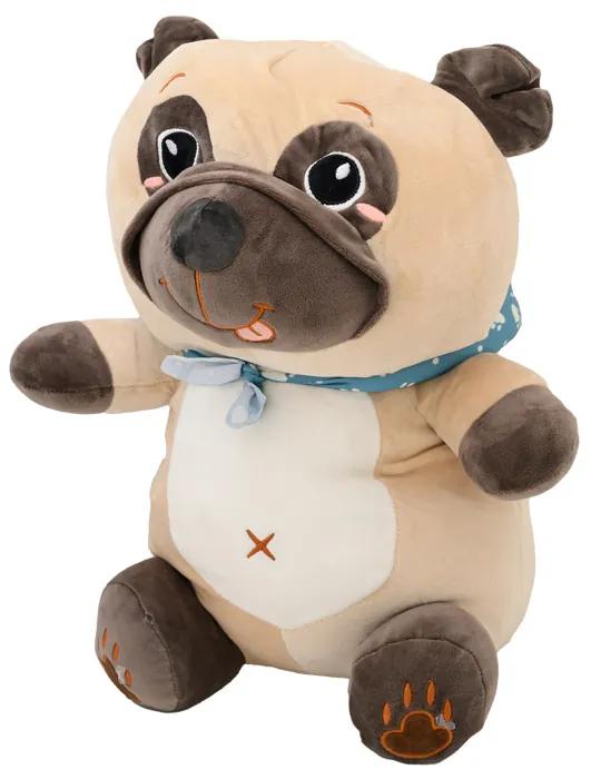 Plyšový PEJSEK PAT s dětskou dekou uvnitř světle hnědý