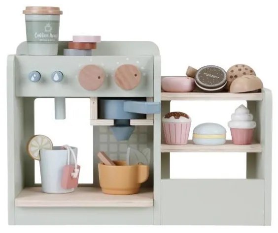 Little Dutch Little Dutch - Dětský dřevěný kávovar s příslušenstvím BIG FBB0105