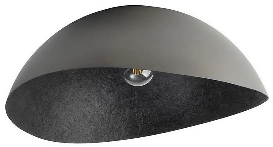 Sigma Přisazený lustr SOLARIS 1xE27/60W/230V stříbrná/černá SI0324