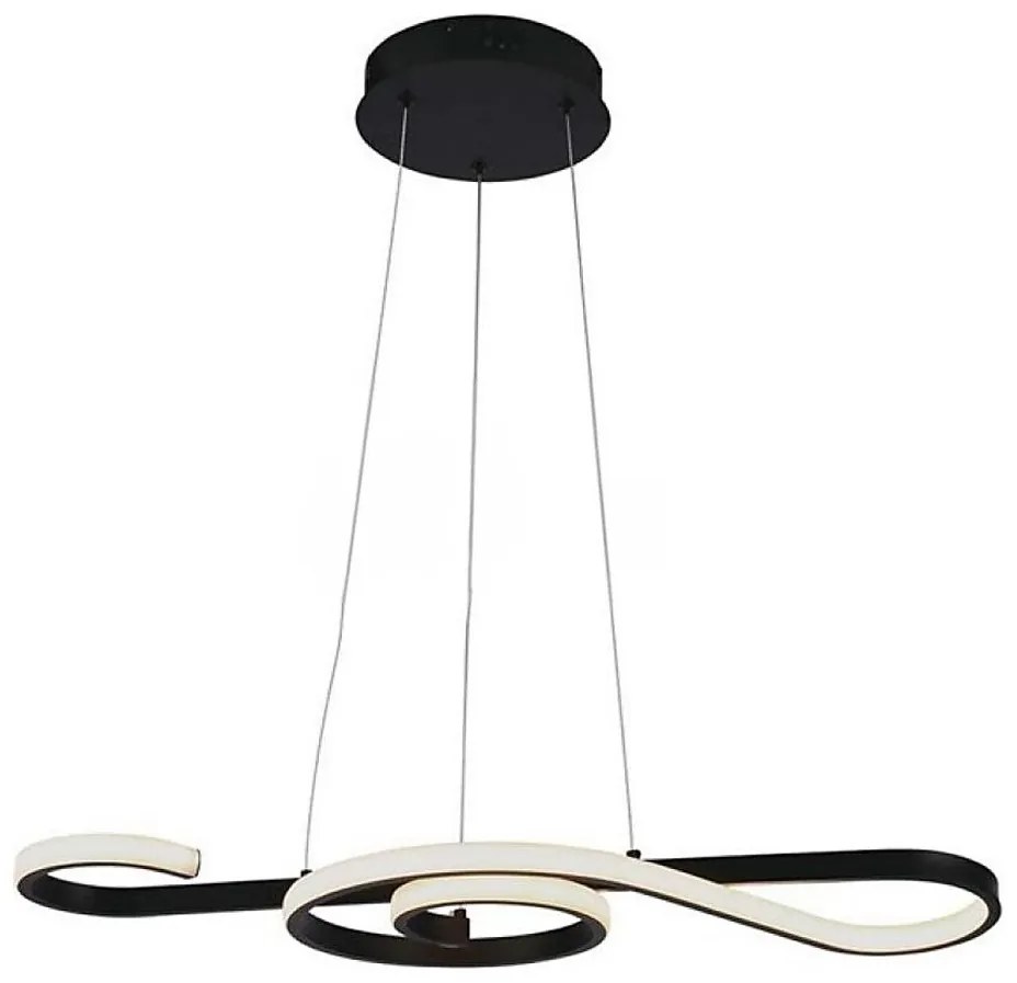 V-Tac LED Lustr na lanku LED/18W/230V 3000K černá VT1472