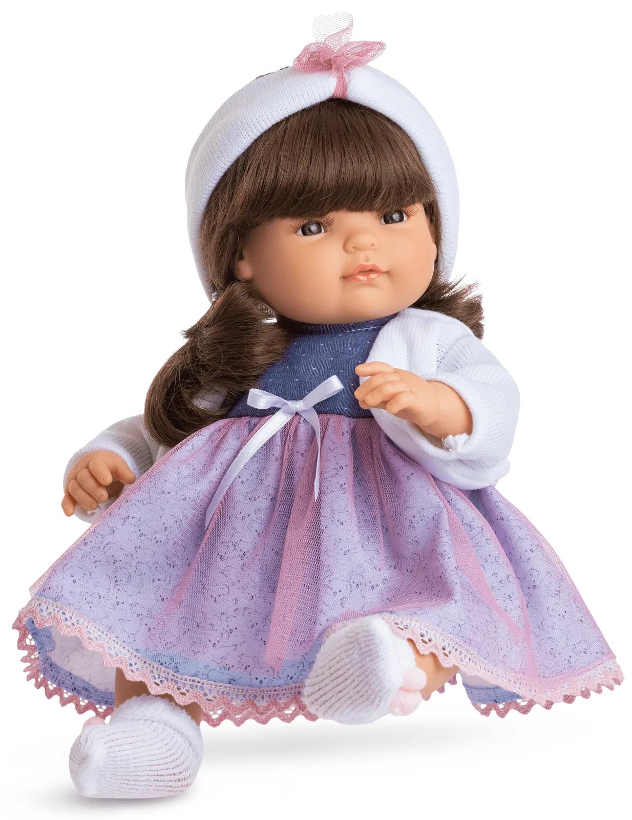 Berjuan Interaktivní panenka Claudia brunetka 40cm