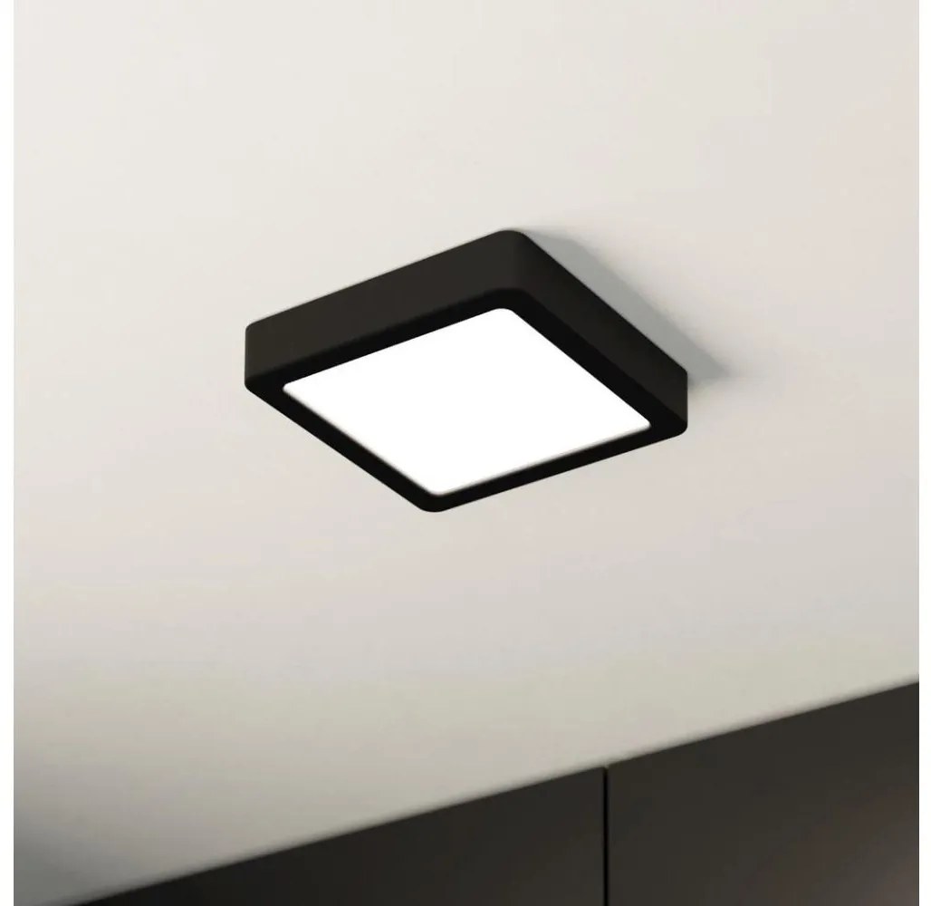 Eglo Eglo 900643 - LED Koupelnové stropní svítidlo FUEVA LED/11W/230V IP44 černá EG900643