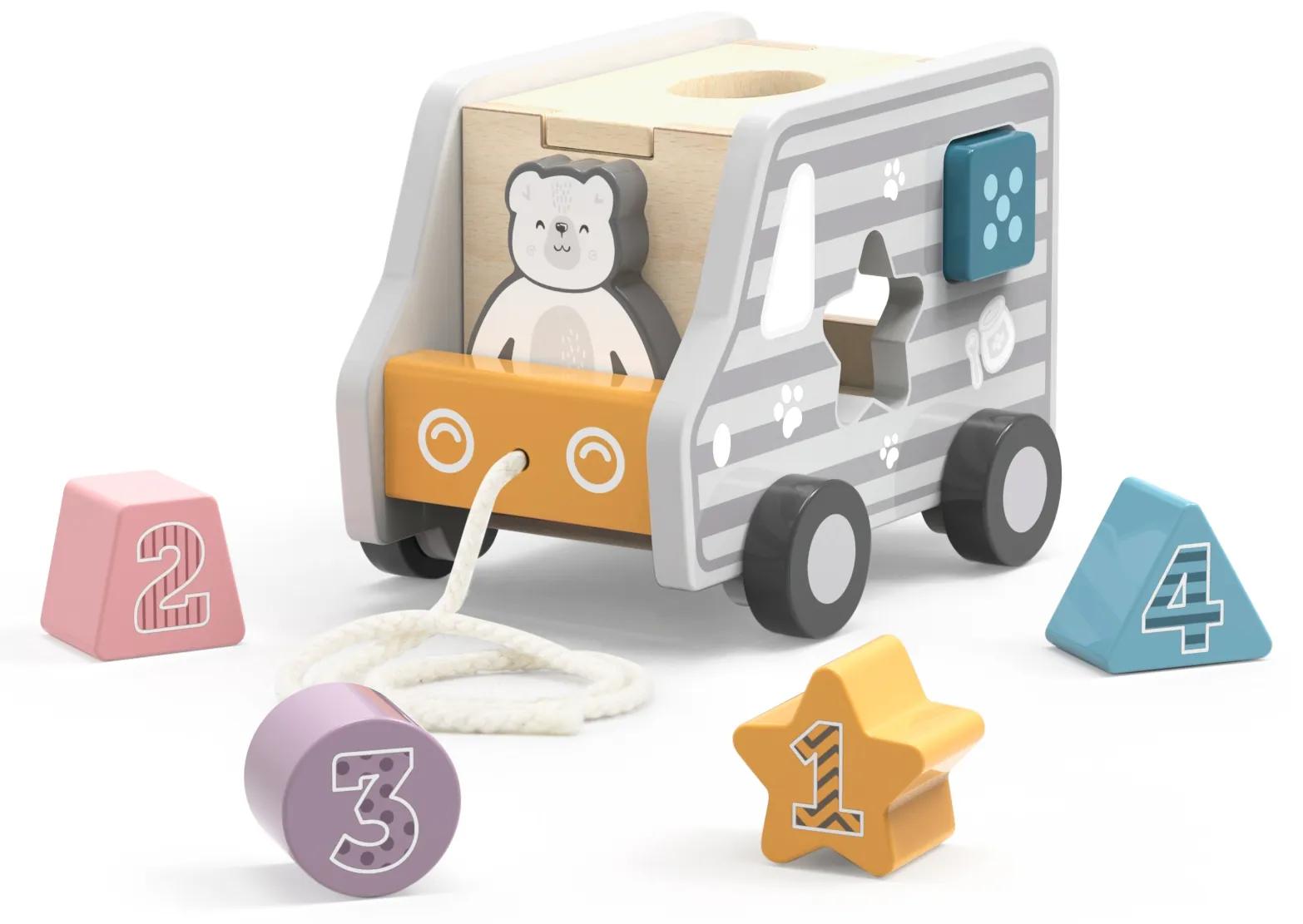 Dřevěné tahací auto Viga Toys