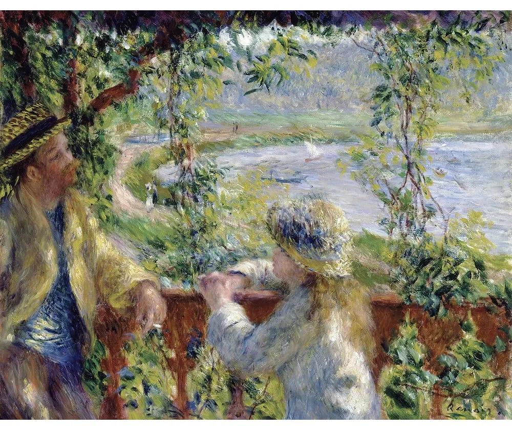 Reprodukce obrazu Auguste Renoir - By the Water, 50 x 45 cm