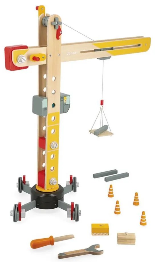 Janod Janod - Dřevěný jeřáb BOLID LS0036