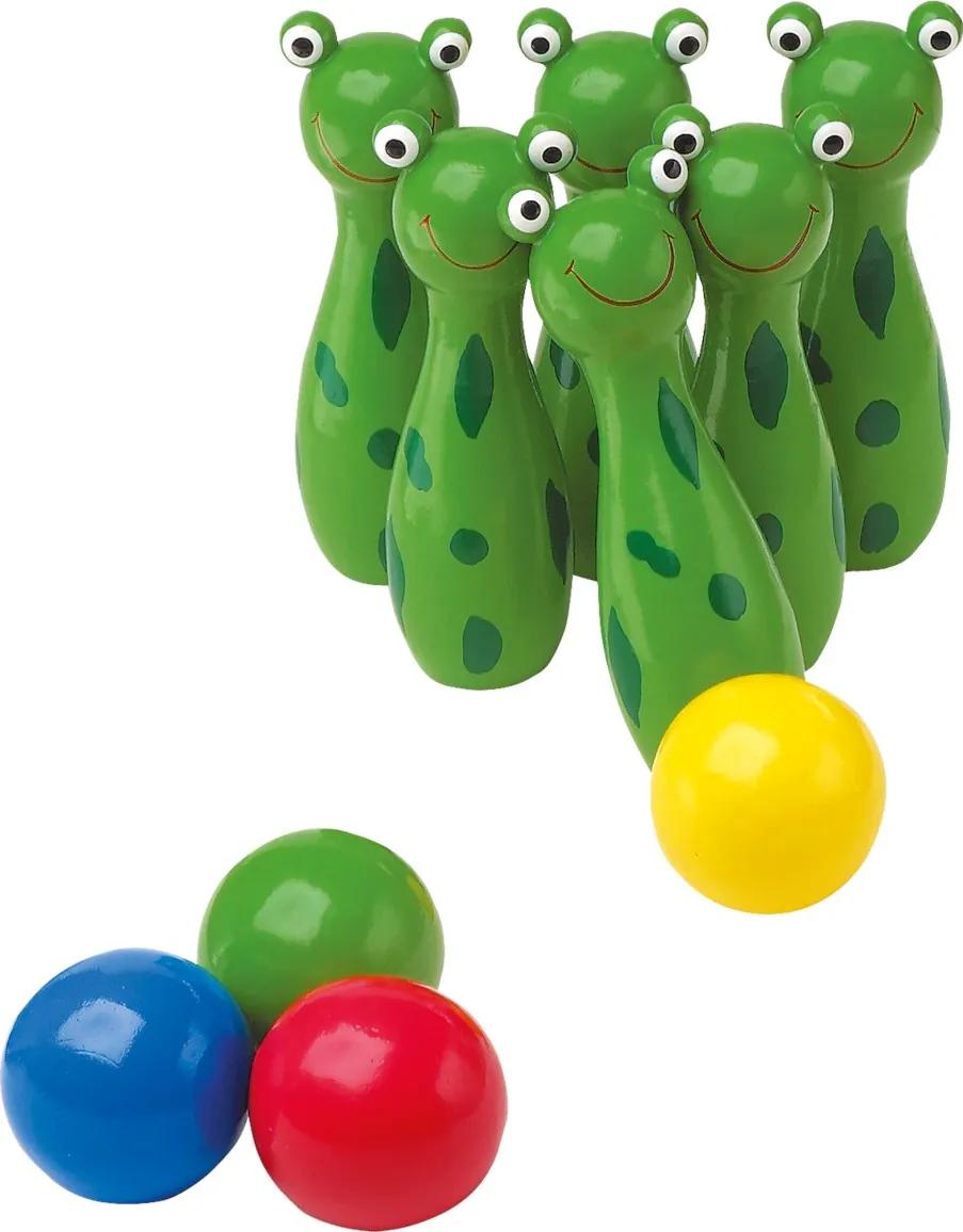 Kuželky žabky Frogs vícebarevné