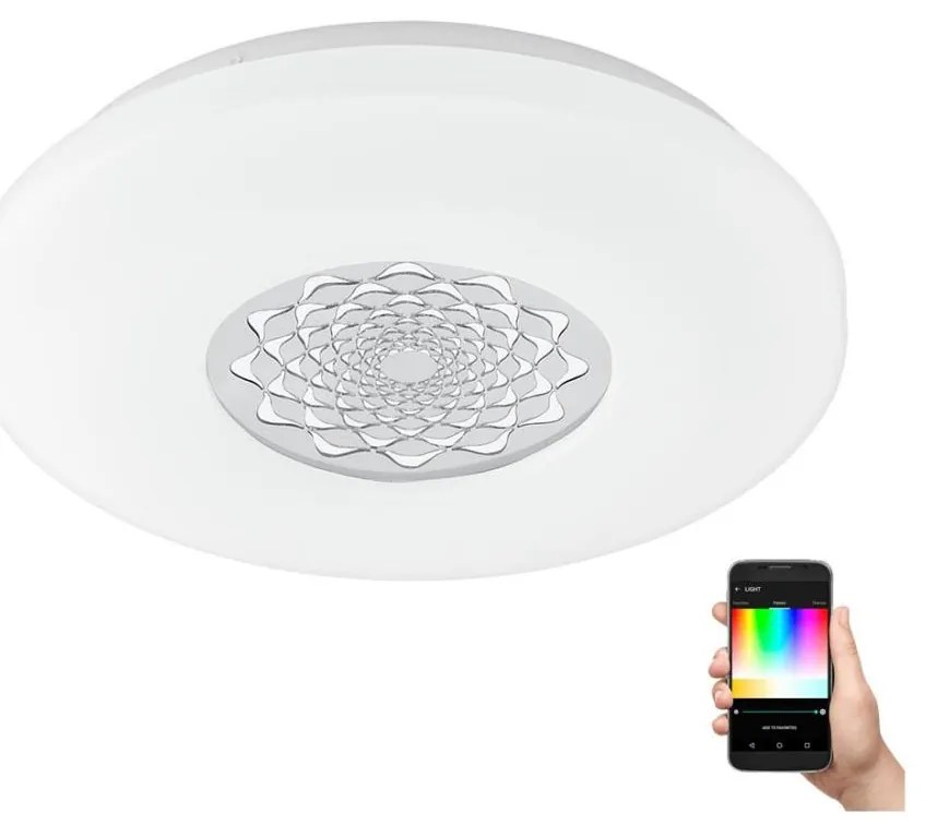 Eglo Eglo 9682 - LED RGB Stmívatelné nástěnné stropní svítidlo CAPASSO-C LED/17W/230V EG96821