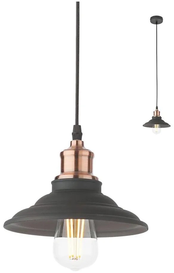 Redo Redo 01-1292 - Lustr na lanku SPINNER 1xE27/42W/230V UN0046