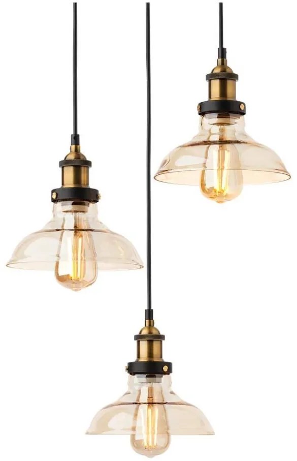 Redo Redo 01-1004 - Lustr na lanku SAVILLE 3xE27/42W/230V UN0038