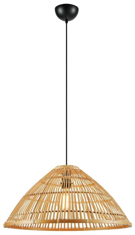 Markslöjd Markslöjd 108673 - Lustr na lanku CAPELLO 1xE27/40W/230V béžová/bambus ML1456