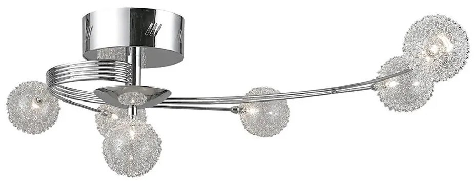 Luxera LUXERA 46010 - Přisazený lustr CASCADA6xG4/20W/230V 46010