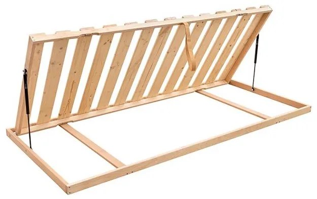 - Pevný laťový rošt s bočním výklopem OSLO 200x90 cm AH0002 - Pevný laťový rošt s bočním výklopem OSLO 200x90 cm AH0002