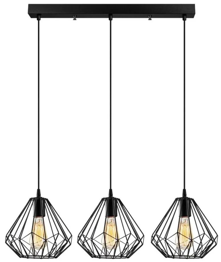Asir Lustr na lanku DIAMOND 3xE27/100W/230V AS0138