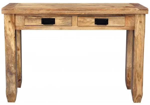 Indický nábytek - Konzolový stůl Devi 110x76x40 z mangového dřeva Mango natural
