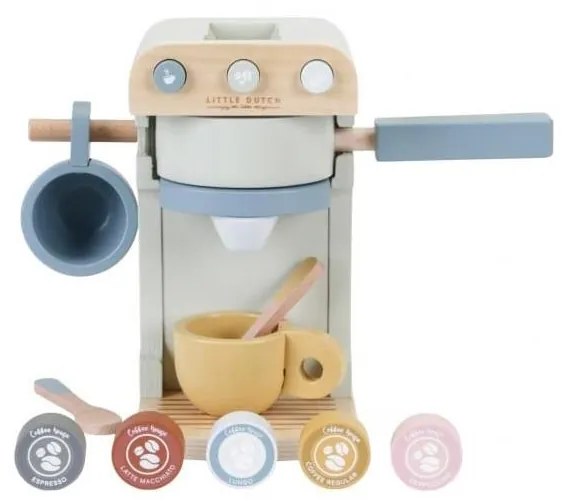 Little Dutch Little Dutch - Dětský dřevěný kávovar s příslušenstvím MINI FBB0091