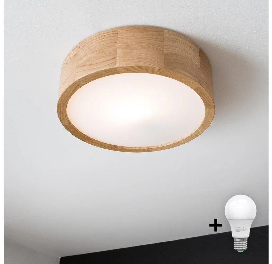Brilagi Brilagi - LED Stropní svítidlo CARVALHO 1xE27/60W/230V dub pr. 27,5 cm BG0736 Brilagi Brilagi - LED Stropní svítidlo CARVALHO 1xE27/60W/230V dub pr. 27,5 cm BG0736