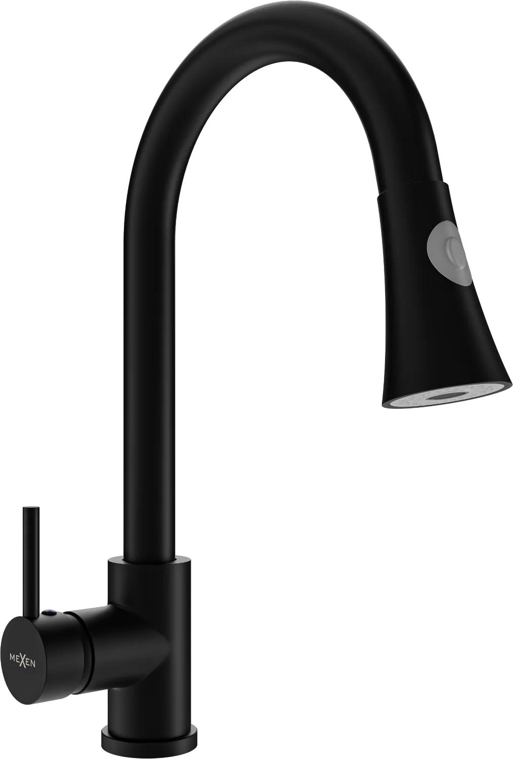 Kuchyňská baterie Mexen Elia černá
