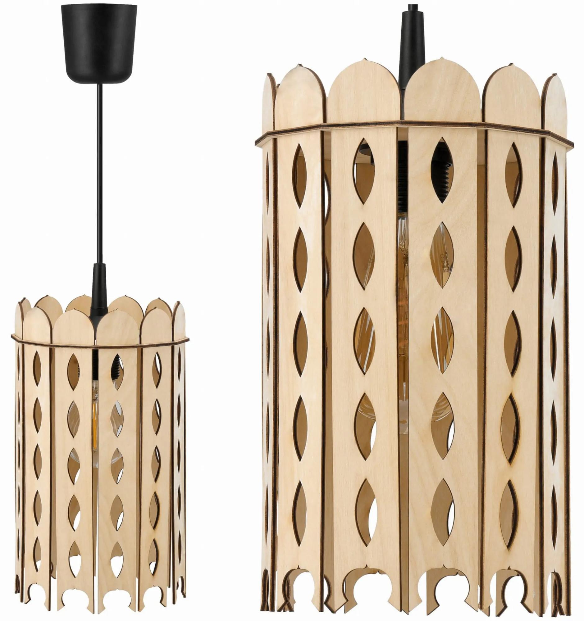 BERGE Dřevěné stropní LED svítidlo LUCA011 BERGE Dřevěné stropní LED svítidlo LUCA011