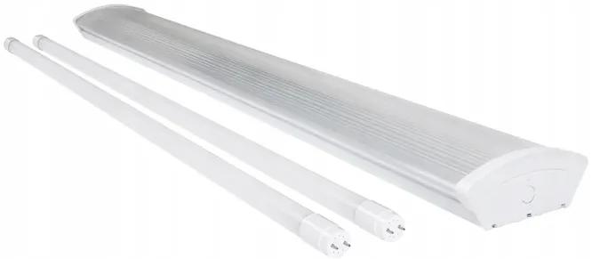 BERGE LED trubicové svítidlo T8 PRISMATIC - 2x120cm trubice - neutrální bílá BERGE LED trubicové svítidlo T8 PRISMATIC - 2x120cm trubice - neutrální bílá