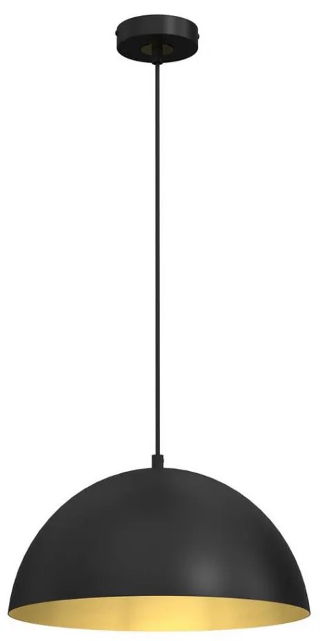 Milagro Lustr na lanku BETA 1xE27/60W/230V pr. 35 cm černá MI1793