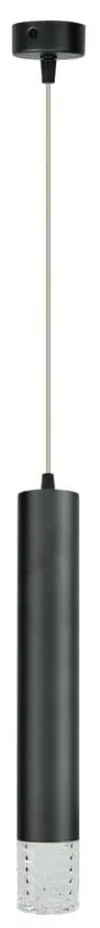 Milagro Lustr na lanku TUBI 1xGU10/8W/230V černá MI2266
