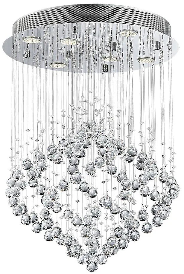 Luxera LUXERA 62412 - Křišťálový přisazený lustr CHESTER 6xGU10/50W/230V 62412