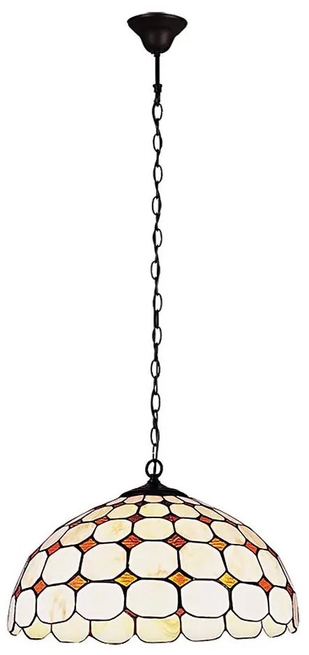 Rabalux Rabalux 8076 - Tiffany vitrážový lustr na řetězu MARVEL 2xE27/60W/230V RL8076