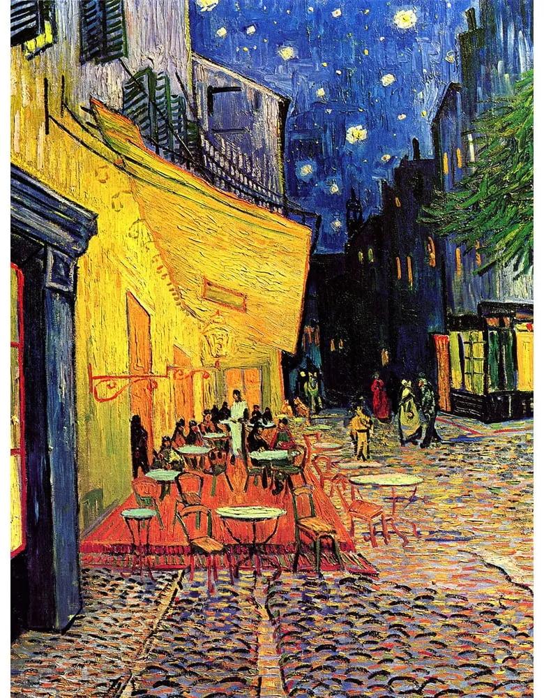 Reprodukce obrazu Vincenta van Gogha - Cafe Terrace, 45 x 60 cm